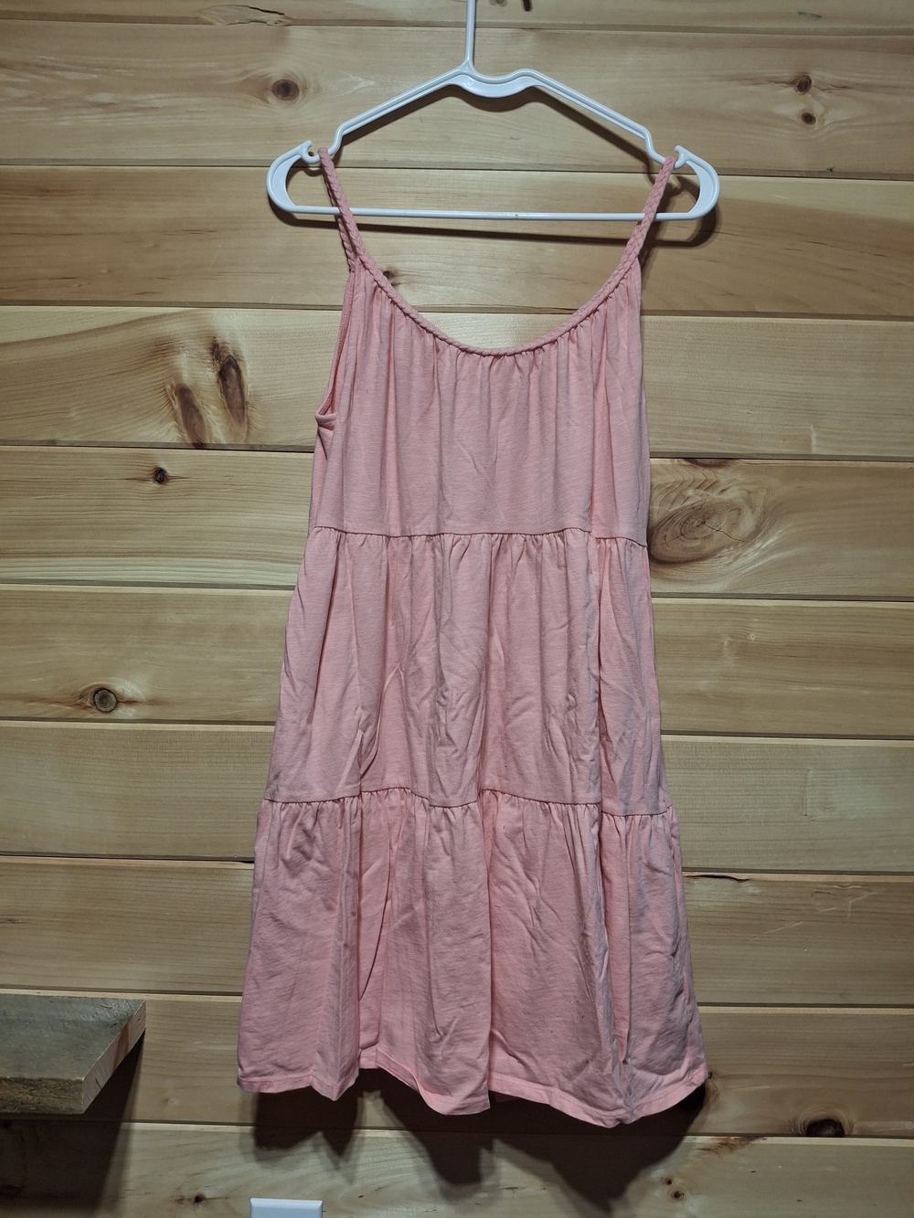 Old Navy Pink Tiered Mini Dress